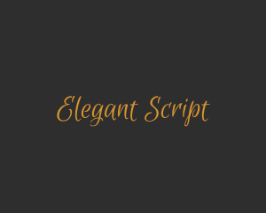 Premium Signature Script logo design