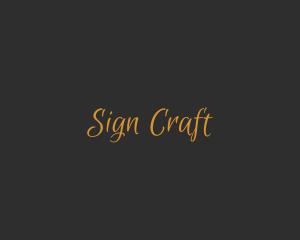 Premium Signature Script logo design