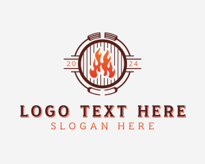 Roast - Roast Barbecue Smokehouse logo design