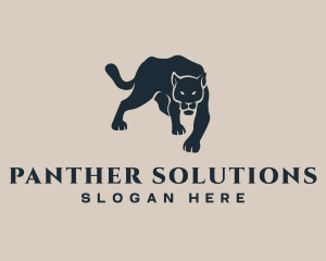 Panther - Wild Panther Predator logo design