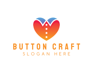 Buttons - Love Collar Fashion logo design