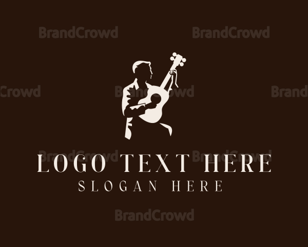 Guitar Instrument Performer Logo