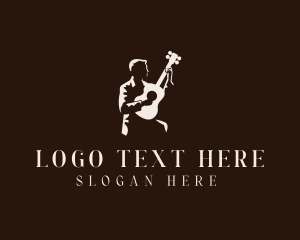 Guitar Instrument Performer Logo