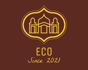 Islamic - Yellow Religious Mosque logo design