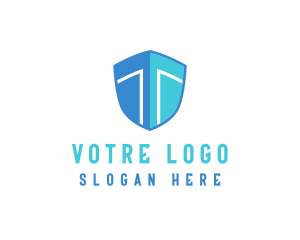 Strategist - Business Shield Letter T logo design