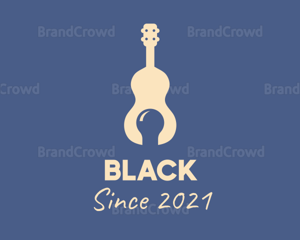 Guitar Music Idea Logo