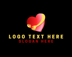 Adopt - Heart Love Foundation logo design