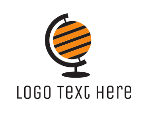 Wasp - Bee Globe World logo design