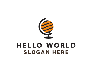 Bee Globe World logo design