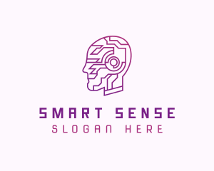 Intelligence - Artificial Intelligence Droid logo design