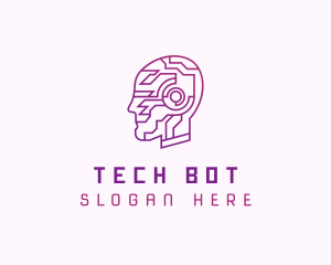 Artificial Intelligence Droid logo design