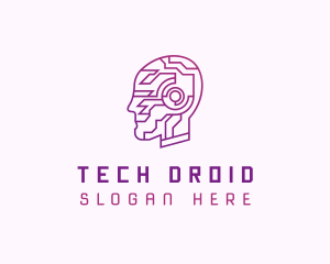 Droid - Artificial Intelligence Droid logo design