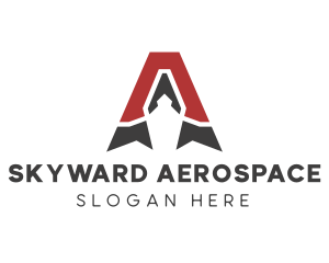 Aerospace - Modern Aerospace Letter A logo design