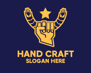 Hand - Barley Star Hand logo design