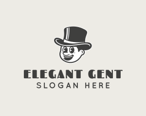 Gentleman - Top Hat Gentleman logo design