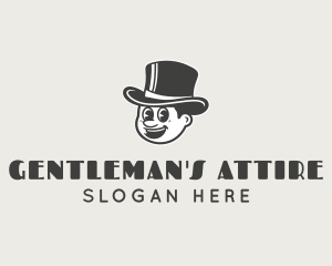 Top Hat Gentleman logo design