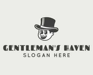 Top Hat Gentleman logo design