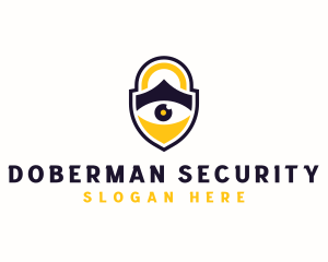 Eye Lock Security logo design