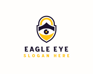 Eye Lock Security logo design