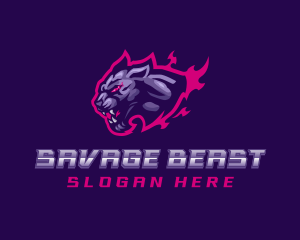 Panther Beast Predator logo design