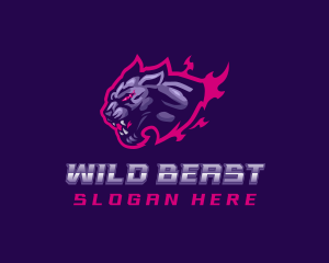 Panther Beast Predator logo design