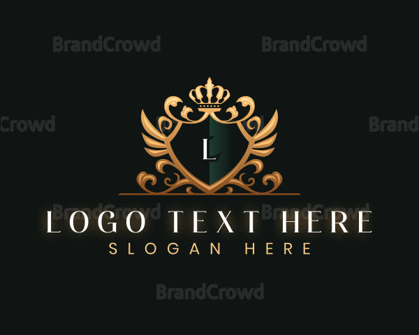 Luxury Crown Crest Logo