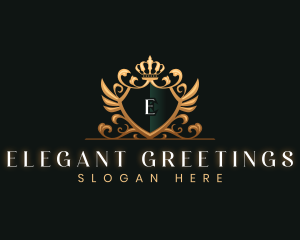 Luxury Crown Crest logo design