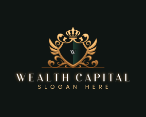 Luxury Crown Crest logo design