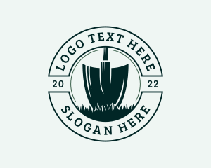 Plant - Gardening Shovel Tool logo design