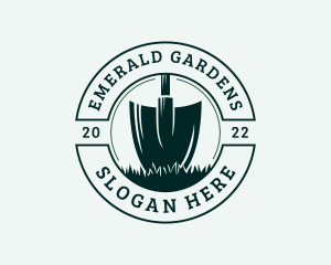 Gardening Shovel Tool logo design