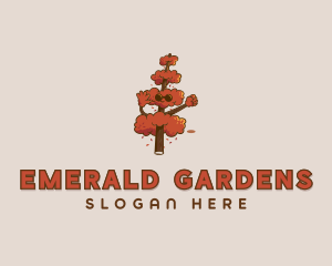 Nature Tree Garden logo design