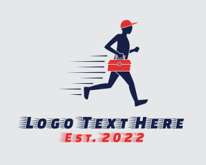 Toolbox - Fast Mechanic Man logo design