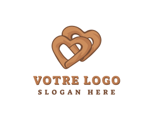 Heart Shape - Heart Tasty Cookie logo design