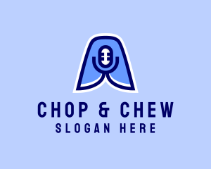 Podcast Radio Mic  Logo