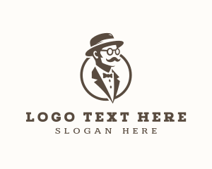 Gentleman Grooming Menswear logo design