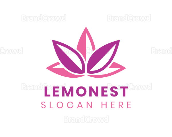 Lotus Flower Beauty Logo