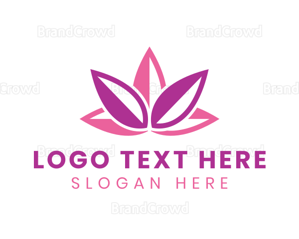 Lotus Flower Beauty Logo