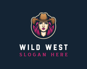 Saloon - Feminine Cowgirl Saloon logo design