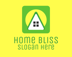 Green Home Application logo design