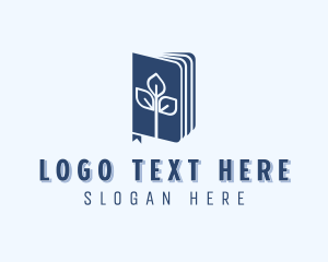 Bookstore - Learning Tree Library logo design