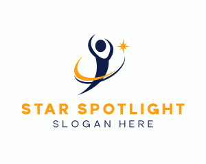 Human Star Recreational logo design