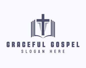 Gospel - Holy Bible Cross logo design
