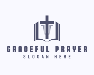 Holy Bible Cross logo design