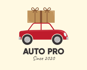 Removalist - Package Moving Car logo design