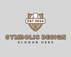 Emblem - Baseball League Emblem logo design