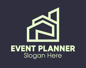 Modern Green Apartment Logo