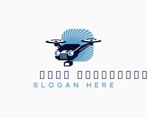 Technology - Drone Surveillance Media logo design