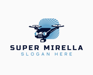 Aerial - Drone Surveillance Media logo design