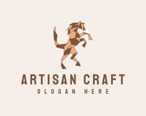 Craft - Horse Origami Craft logo design