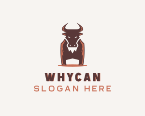 Strong Wild Bison Logo